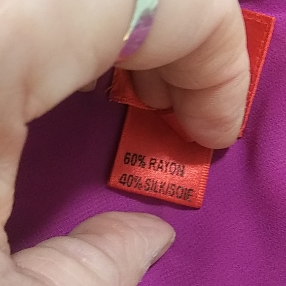 Very Vera camisole top in burgundy wine color top M - Picture 11 of 14